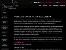 Tablet Screenshot of dynamicroadshow.com